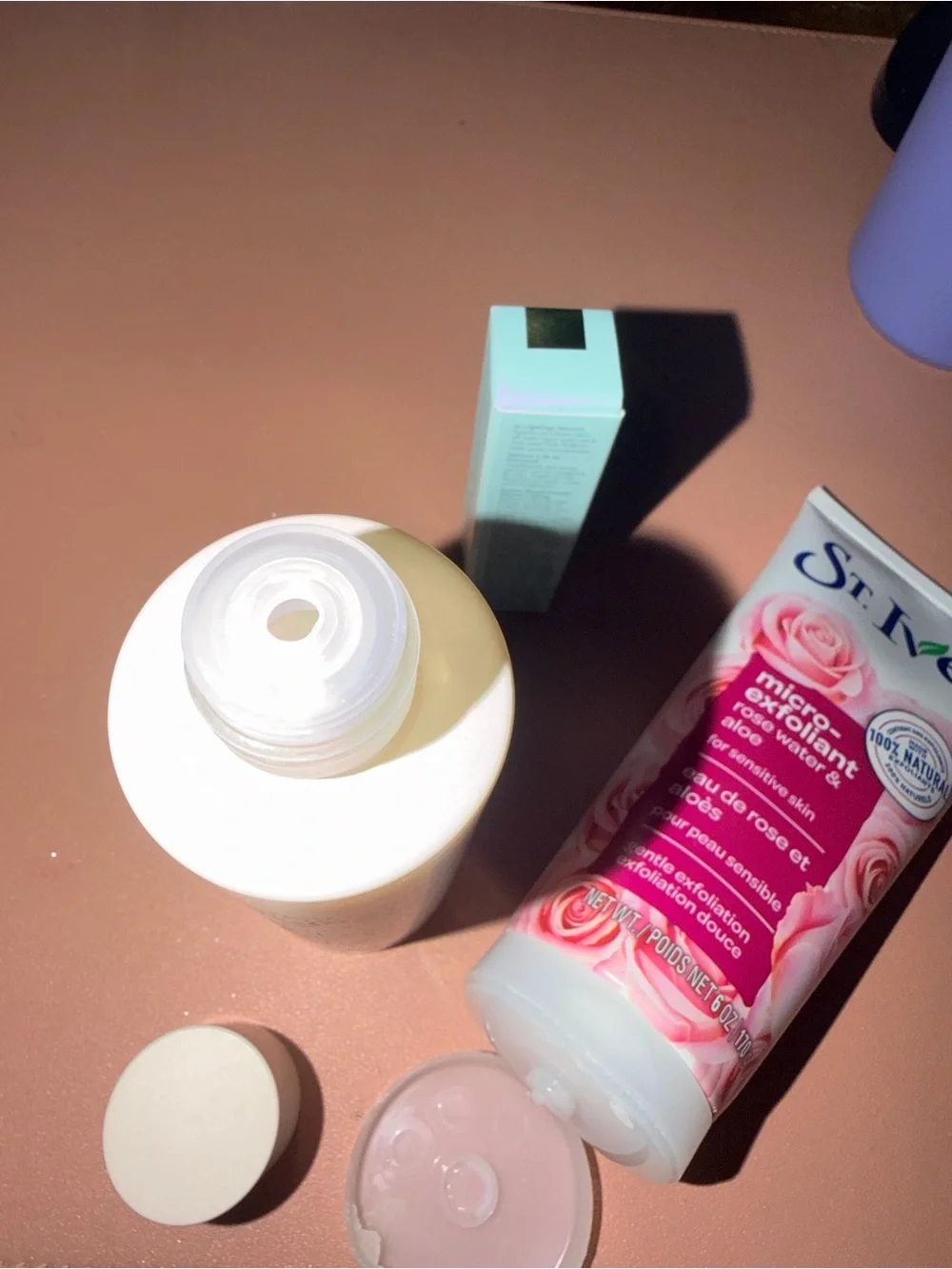 Skincare Bundle: Haruharu Wonder, St. Ives, & Estée Lauder
